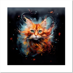 Beautiful Ginger Cat Posters and Art